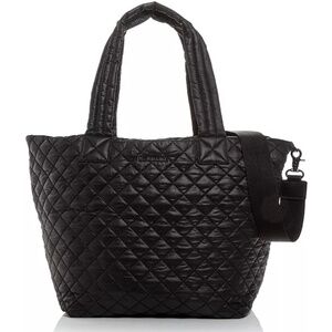 MZ Wallace Black Medium Metro Tote Deluxe